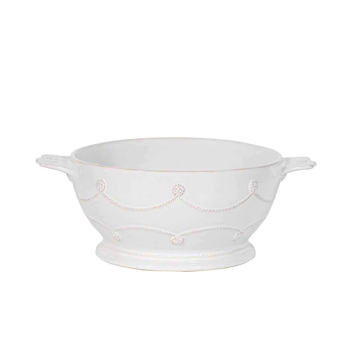 Berry & Thread Whitewash Lidded Casserole