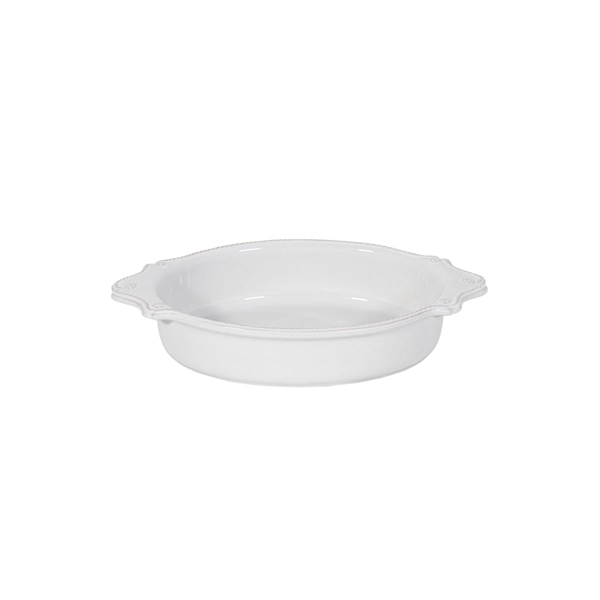 Berry & Thread Whitewash 13" Oval Baker