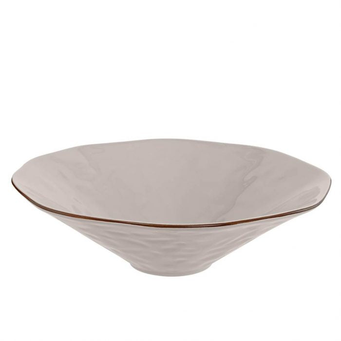 Cantaria Centerpiece Bowl Greige