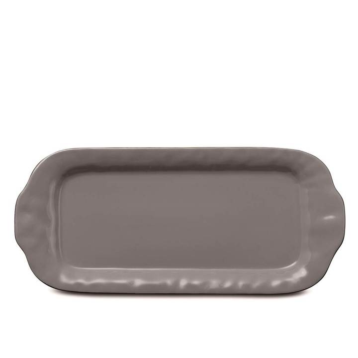 Cantaria Large Rectangular Tray Charcoal