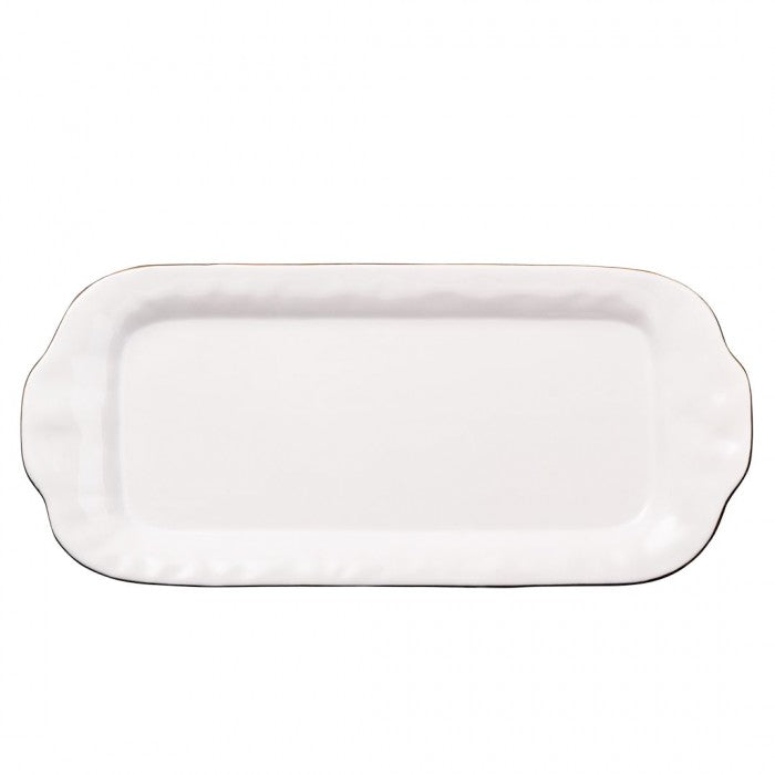 Cantaria Large Rectangular Tray White