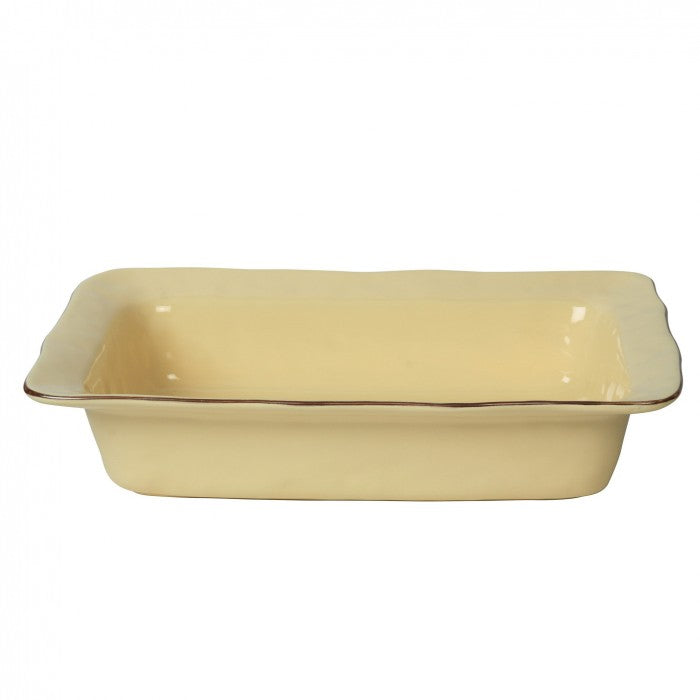 Cantaria Large Rectangular Baker Almost Yellow