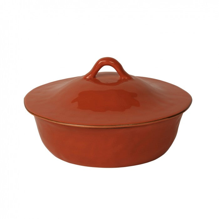 Cantaria Round Covered Casserole Persimmon