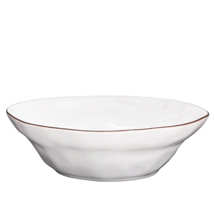 Cantaria Small Serving Bowl White