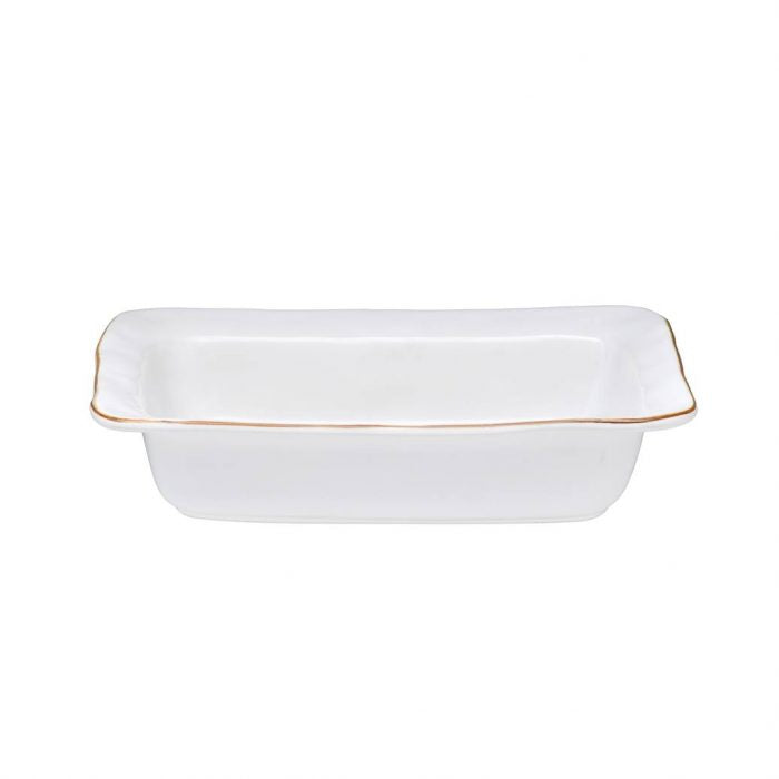 Cantaria Small Rectangular Baker White