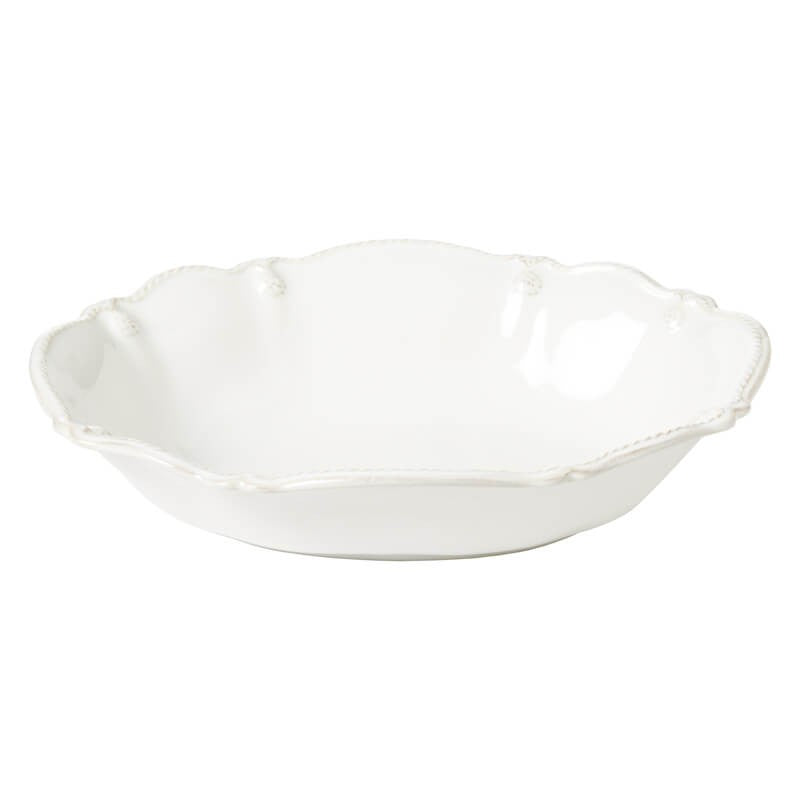 Berry & Thread Whitewash 10" Oval Serving Bowl