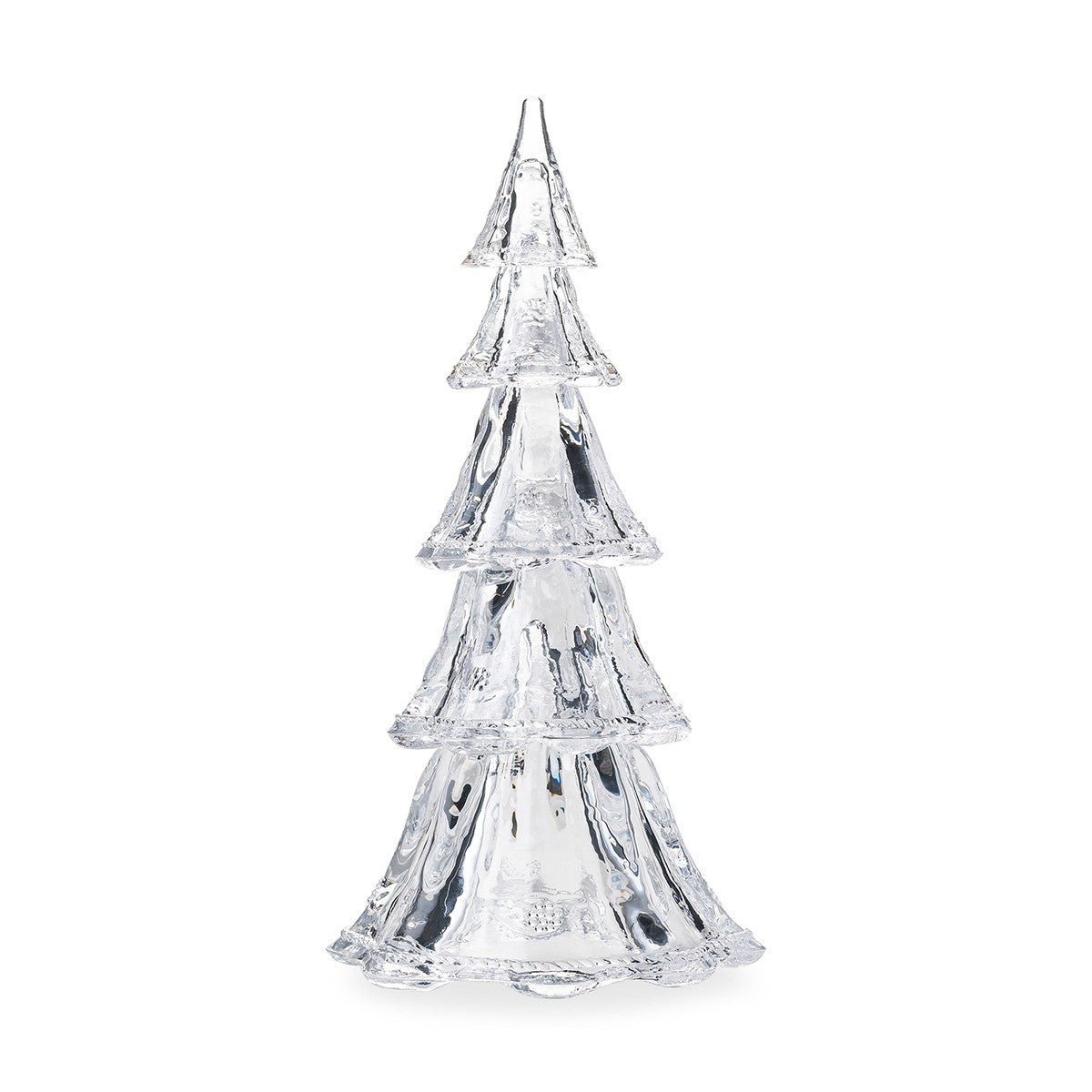 Berry & Thread 16" Stackable Glass Tree Set/5 in Clear