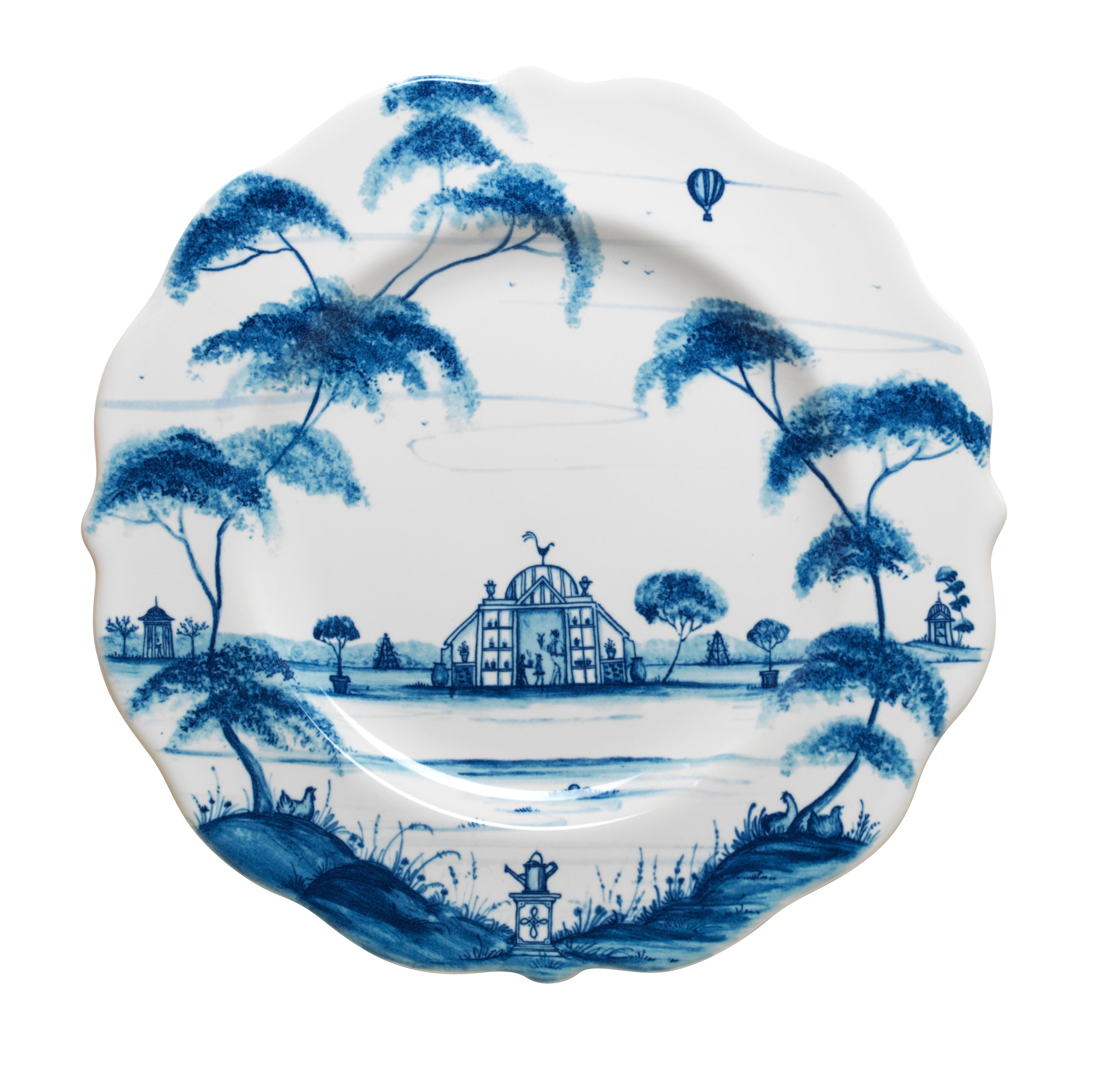 Country Estate Delft Blue Dessert/Salad Plate Conservatory