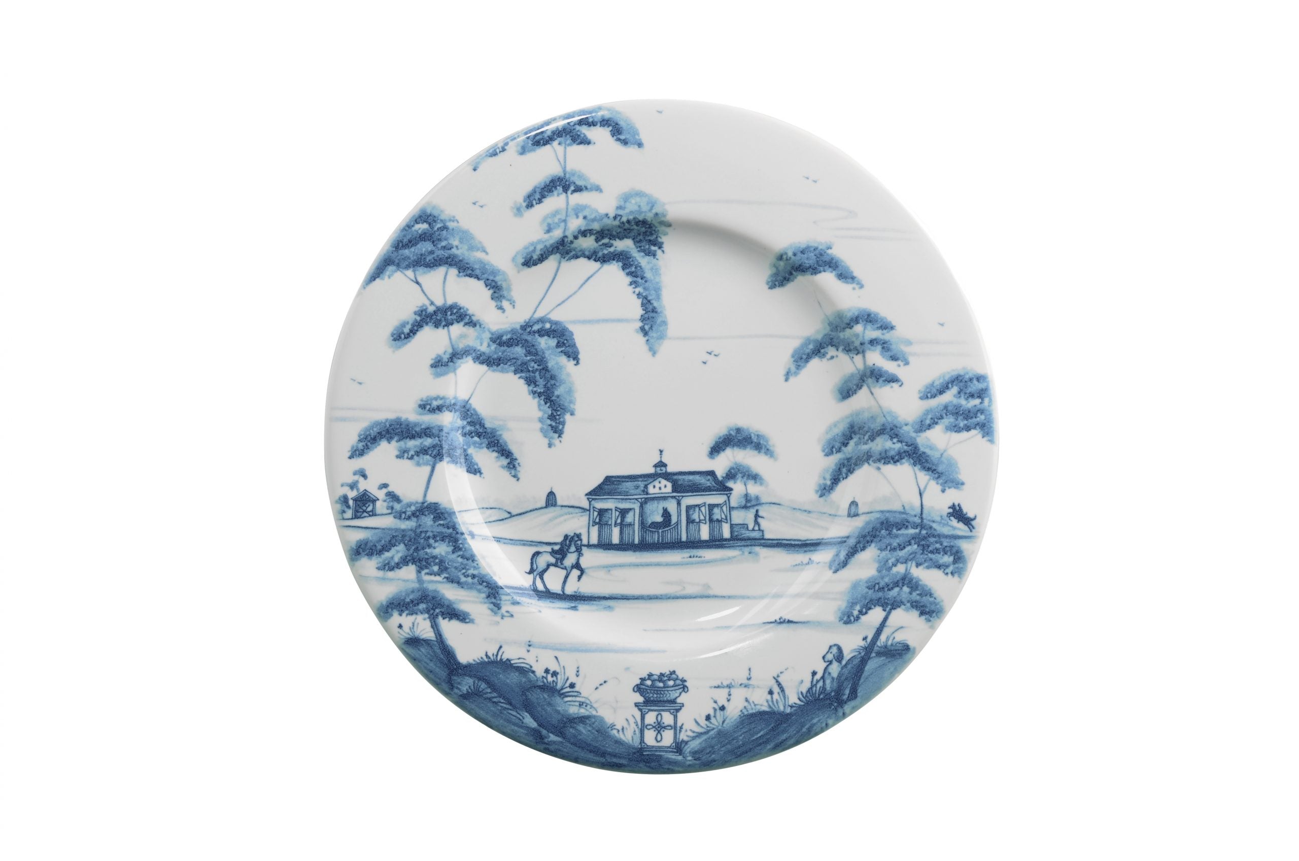 Country Estate Delft Blue Side/Cocktail Plate Stable