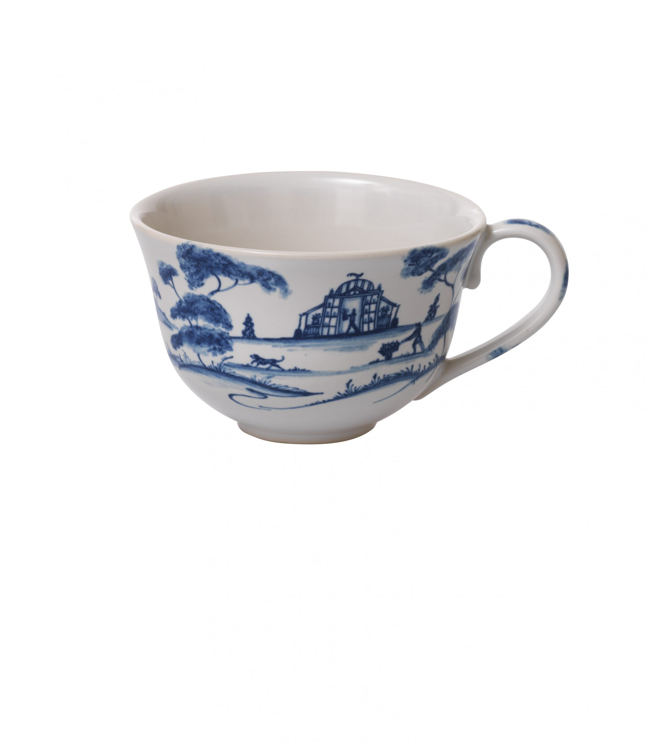 Country Estate Delft Blue Tea/Coffee Cup Garden Follies