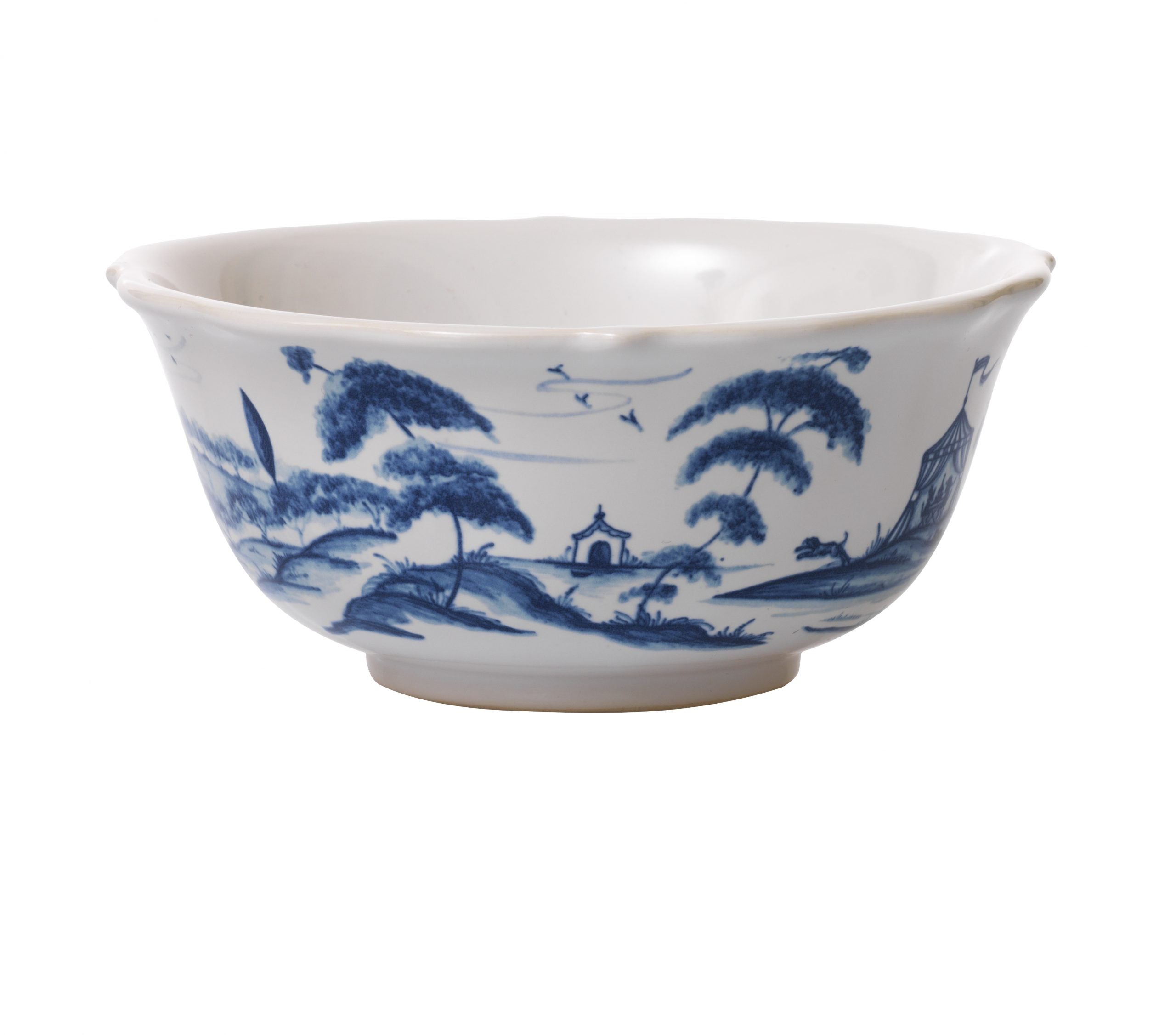 Country Estate Delft Blue Cereal/Ice Cream Bowl Hen House