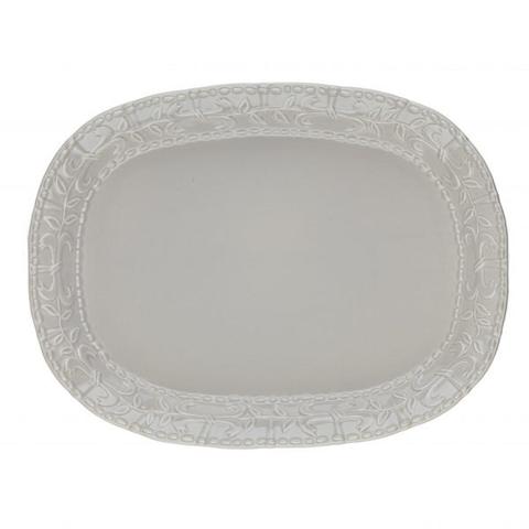 Historia Large Oval Platter Greystone - Milan