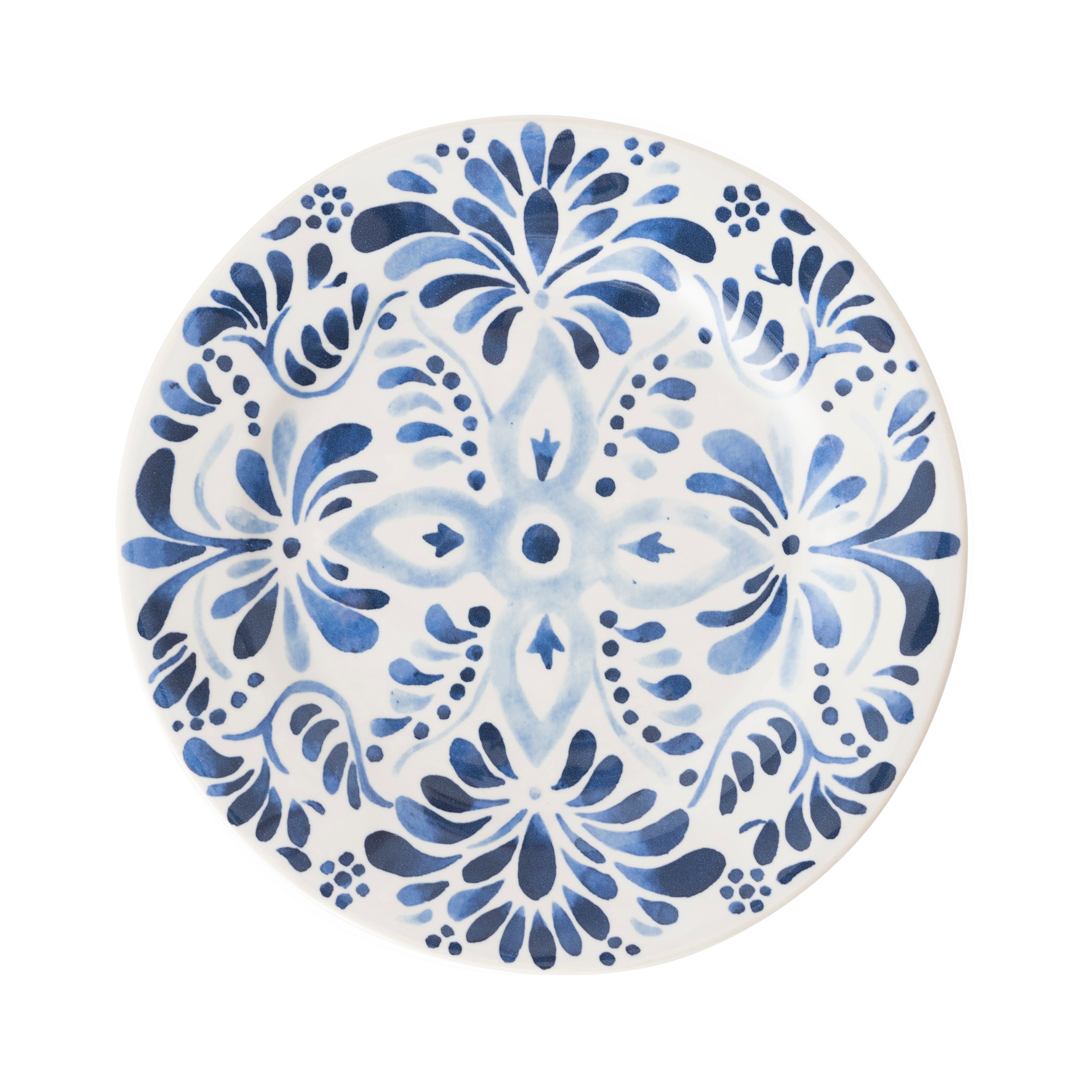 Iberian Journey Indigo Dessert/Salad Plate