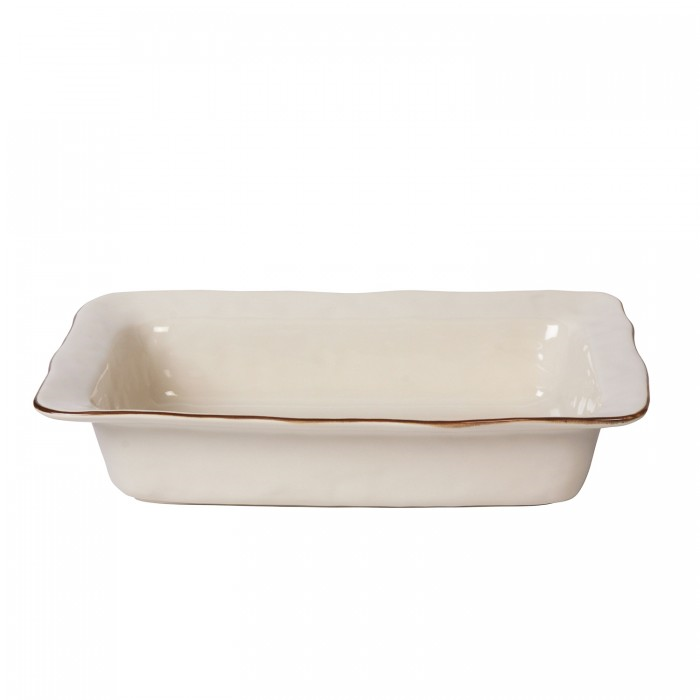 Cantaria Large Rectangular Baker Ivory