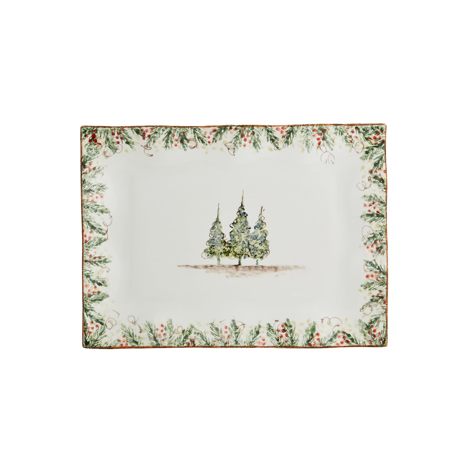 Natale Medium Rectangular Tray