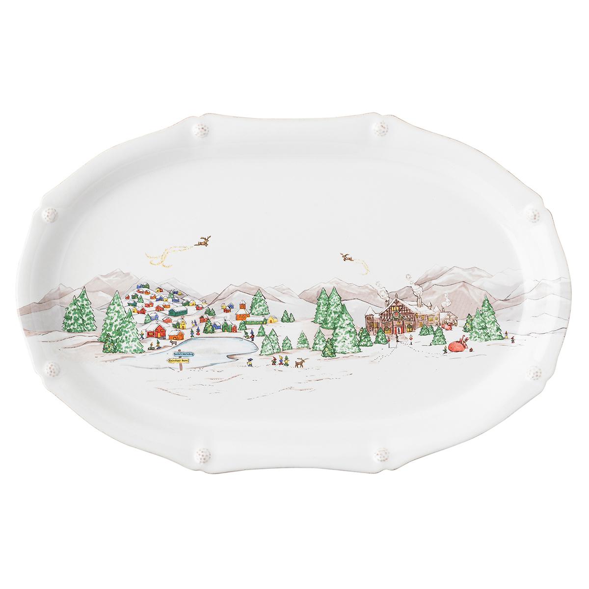 Berry & Thread North Pole 17" Platter