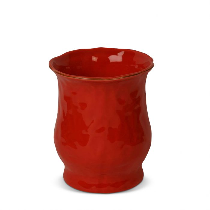 Cantaria Utensil Crock Poppy Red