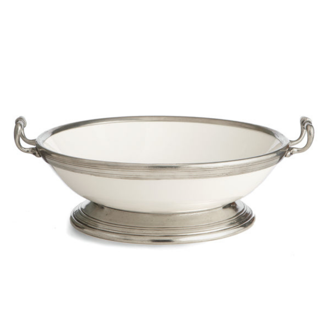 Tuscan Large Footed Bowl with Handles