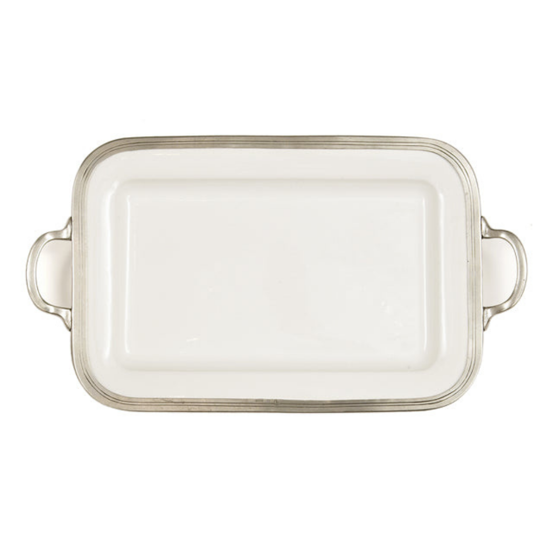 Tuscan Rectangular Tray with Handles