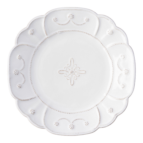 Jardins du Monde Whitewash Dessert/Salad Plate