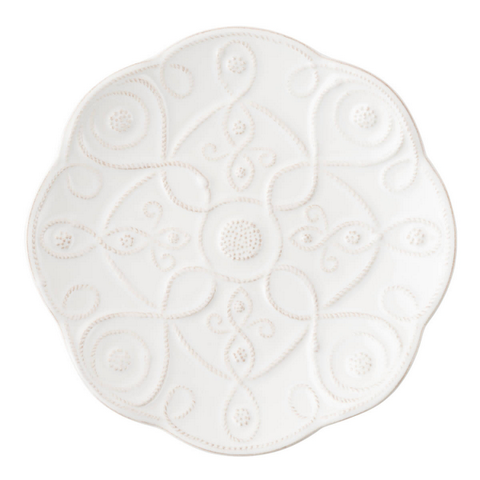 Jardins du Monde Whitewash Landriana Dessert/Salad Plate