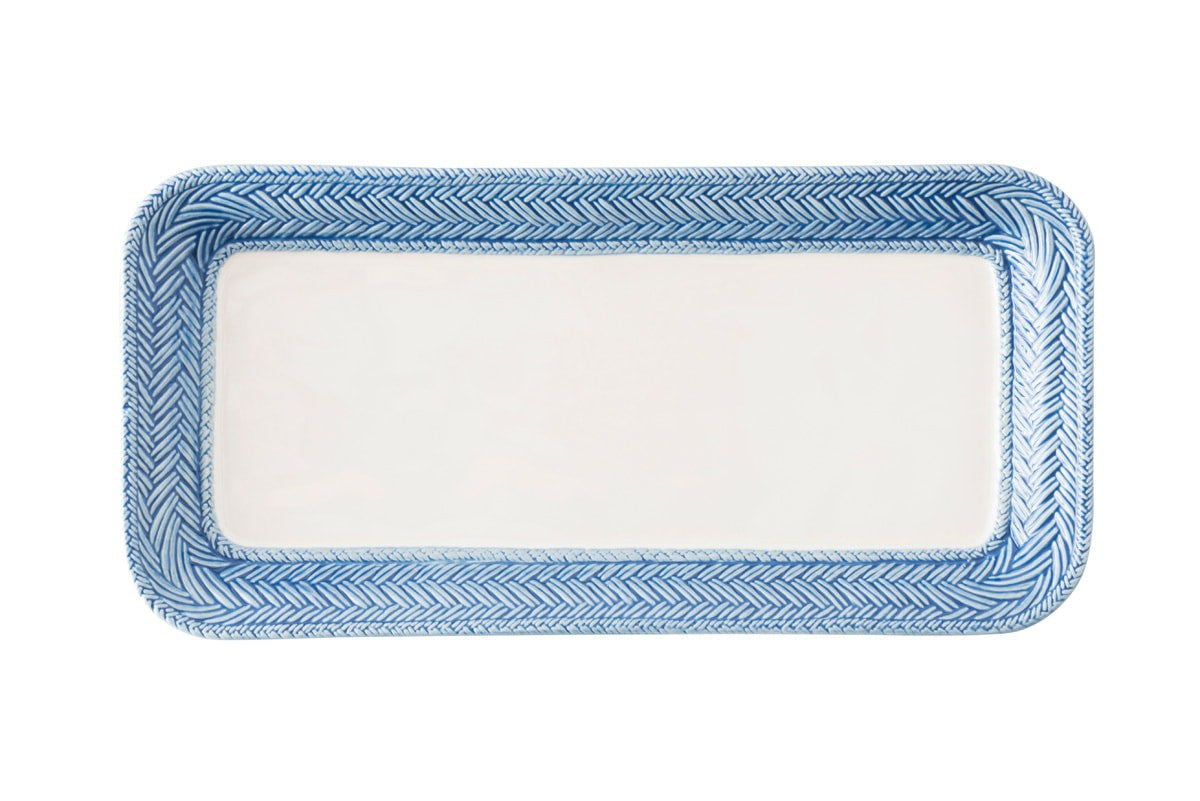 Le Panier White/Delft Hostess Tray