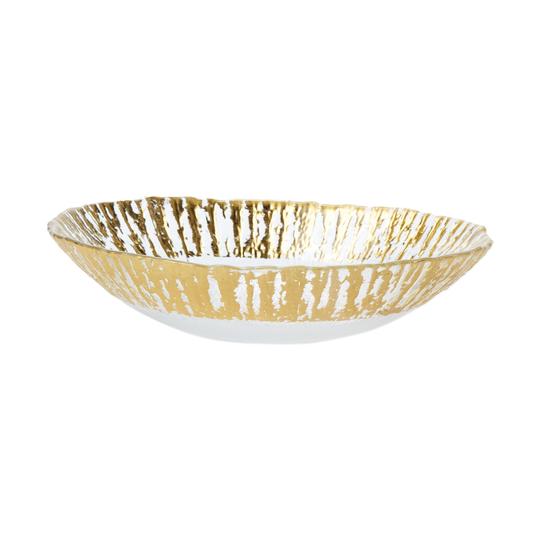 Rufolo Glass Medium Oval Serving Bowl