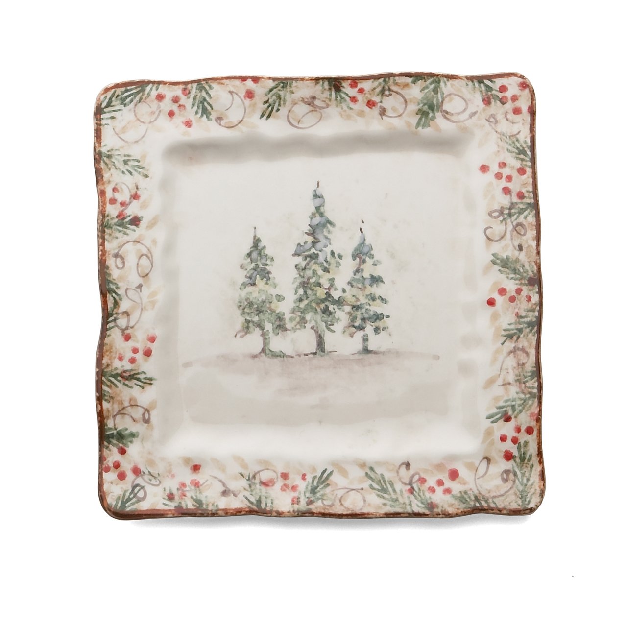 Natale Square Plate