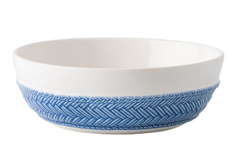 Le Panier White/Delft Coupe Pasta/Soup Bowl