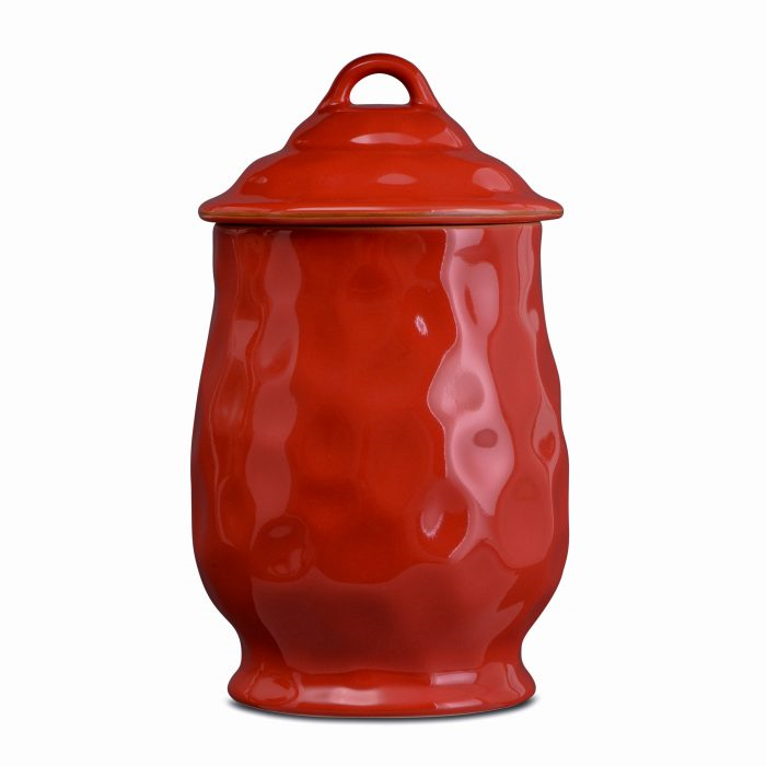 Cantaria Large Canister Poppy Red