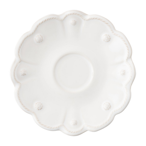 Jardins du Monde Whitewash Saucer