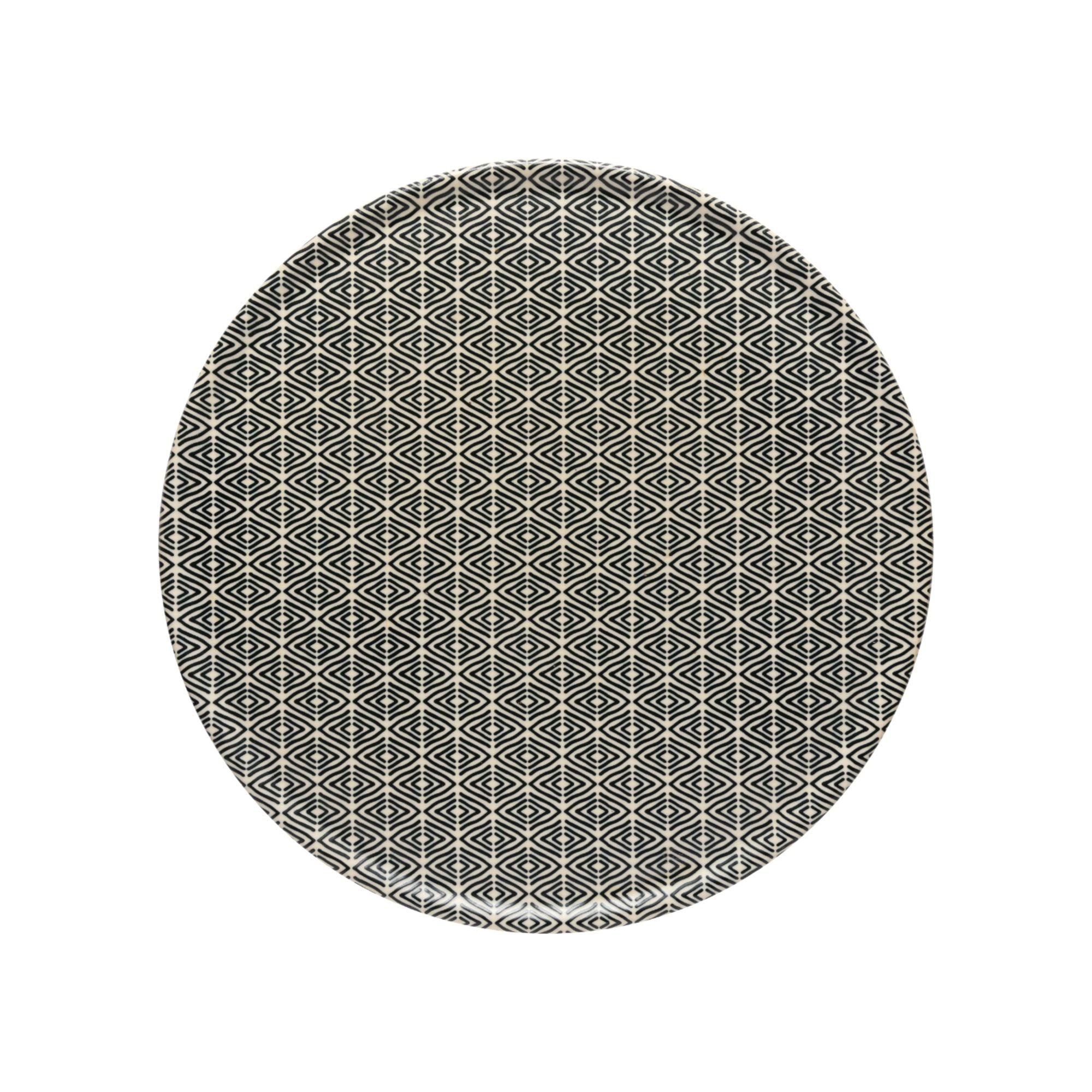 Augusta Serving Plate 13" Diamond Weave