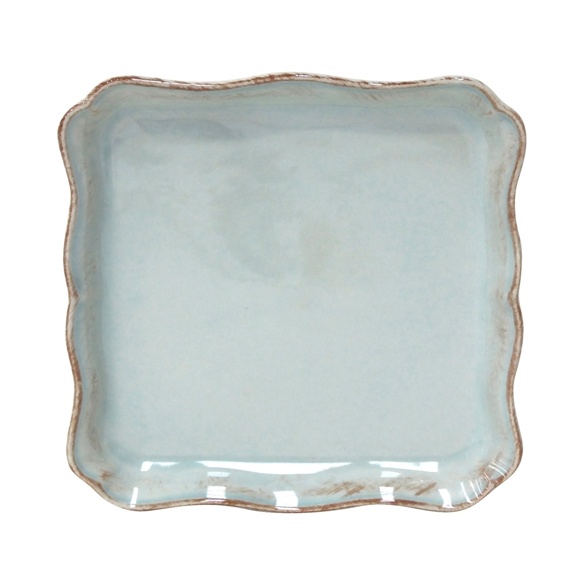 Alentejo Square Tray 8" Turquoise