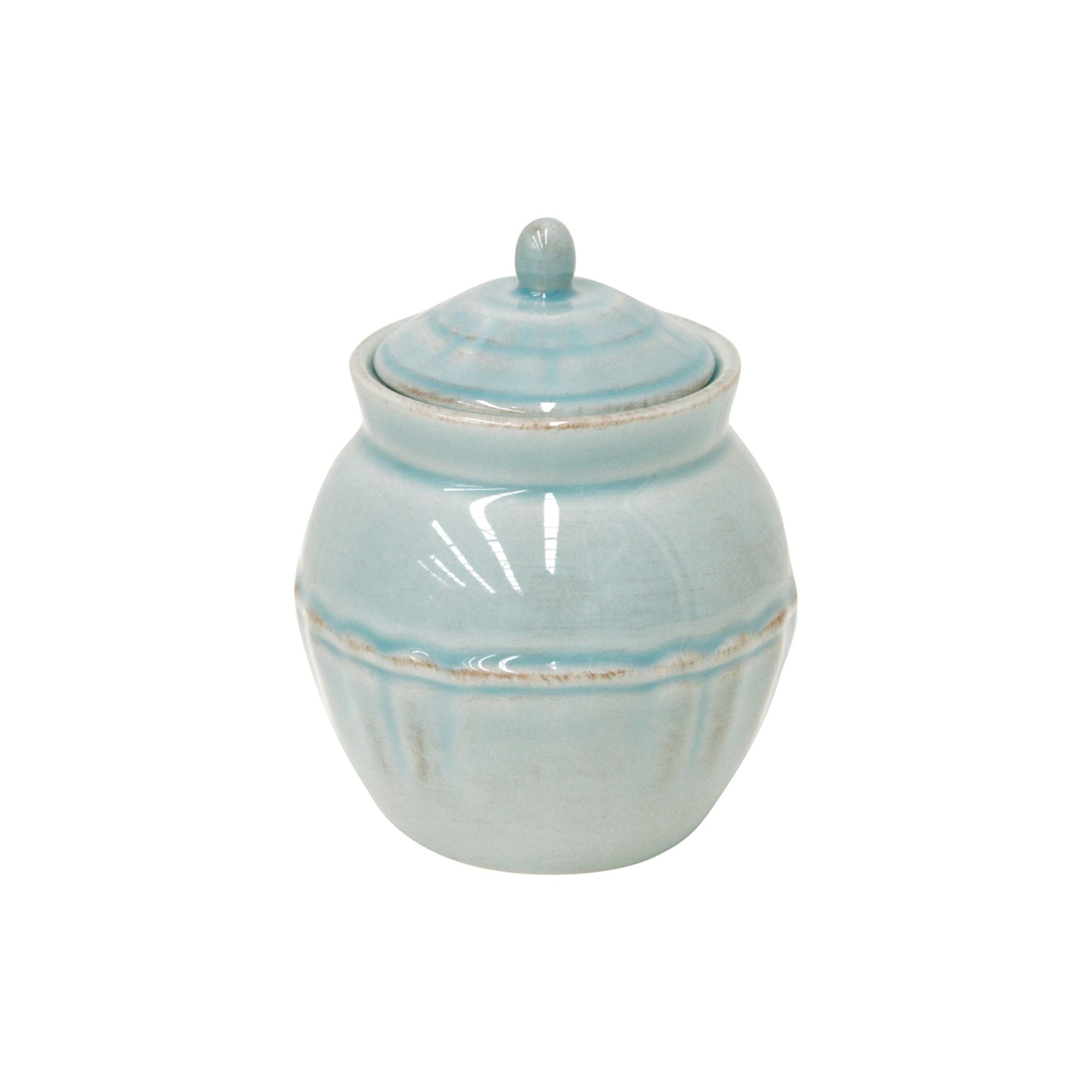 Alentejo Sugar Bowl 13 oz. Turquoise