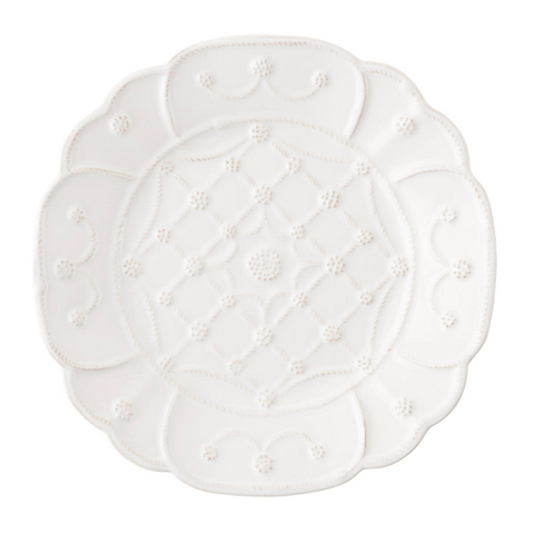 Jardins du Monde Whitewash Villandry Dessert/Salad Plate